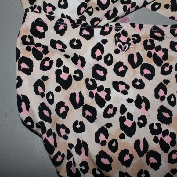 Brown & Pink 2 Pcs Justice Bikini Swimsuit Size 14 - Picture 9 of 11